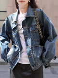 Zingj Coat Female Spring And Autumn 2024 New Niche Retro Loose Versatile Casual Harbor Wind Long Sleeve Jacket Jacket