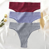 New Seamless Women's Panties Set High Waisted Thongs Woman Comfortable Women's Cotton Briefs Sexy Underpants For