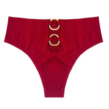 Sexy Cotton Panties Women G-String Female Hollow Out Shapewear Seamless Underwear Mid-waist Ladies Brief T-back