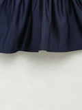 Blue Crop Top Women Knitted Tank Top Female Sleeveless Backless Sexy Tops Woman Ruffle Streetwear Y2k Corsets Tops