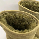 Matcha Green Snow Boots Fur Boots One In Autumn And Winter New Short Boots Round Head Flat Bottom Martin Boots Female