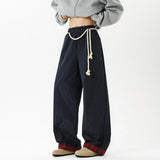 Zingj Velvet And Thick Cotton Pants Female Autumn Winter New Wear Loose Casual Show Thin Wide Leg Shake Wool Casual