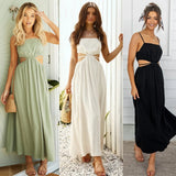 Zingj And Summer 2023 New Temperament With Waist Halter