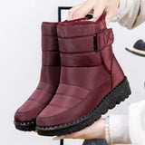 Women Boots Mid-Calf Winter Shoes For Women Snow Boots Casual Watarproof Platform Heels Botas Mujer 2022 New Winter Boots