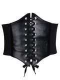Black Red Pink Body Shapewear Women Gothic Clothing Underbust Waist Cincher Solid Color Sexy Bridal Corsets and