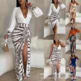 Zingj New High Slit Long Dress LZC11686