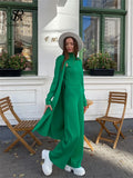 Winter Casual Knitted Three Pieces Suits Women Long Sleeve Cardigans+Turtleneck Knit Tank Top+Warm Long Pant