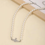 Planet Pearl Necklace- Outfit