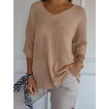 Casual Basic Style Slimming Sleeve Solid