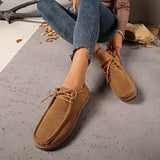 Spring And Autumn Leisure Flat-Bottomed Lefu Shoes Shallow Mouth Pedal Round Head Lady Comfortable Single