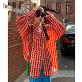 Women Shirt Vintage Blouse Polka Dot Top Long Sleeve Shirt Blue Streetwear Y2k Vintage Shirt And Blouse Autumn