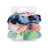 Women Vintage Hair Scrunchies Velvet Scrunchie Set Elastic Hair Bands Girls Headband Ponytail Hair Rope Hair