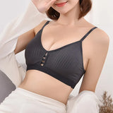 Bralette Hollow Out Bra Wireless Lingerie Fitness Bras For Women Cotton Crop Tops Girl Brassiere Soft Seamless