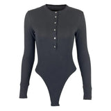 New Women's Clothing Sexy Bottom Cotton Blouse Ribs Long-Sleeved Head-On Women In