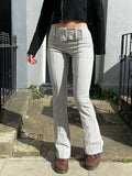 Zingj SUCHCUTE Striped Pants For Women Fashion Gothic High Waist Straight Baggy Pants Streetwear Vintage Korean Style Suits Trouser 211-1-Outfit