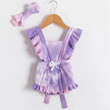 Baby Girl Clothing Ruffle Sleeve Bikini One-Piece Swimwear Baby Girls Swimsuit Bathing Beach Costume Newborn Clothes