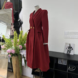 Popular High-End Vogue Collection Of Thin Coat Lady Main Air Field Retro Autumn And Winter Coat