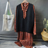 Women Solid Student V-neck Knitted All-match Korean Harajuku Kpop Simple Chic Daily Streetwear Fashion Vintage Womens