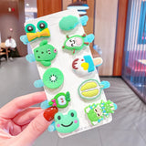 New Girls Cute Silica Gel Cartoon Princess Hairpins Lovely Hair Ornament Barrettes Hair Clips Fashion Hair