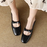 Zingj Retro Low Heel Thick Heel Bow Mary Jane Shoes Female Autumn 2024 New Patent Leather Shallow Mouth College Wind Single Shoes-Outfit