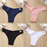 Cotton Panties Women's Panties FINETOO Sexy Female Underpants Low Waist Underwear Women Pantys Lingerie