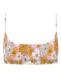 Floral Print Smocked Bikini Set-Outfit