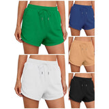Women With Pocket Sports Shorts Fashion Shorts Drawstring Summer Workout Running Casual Leisure