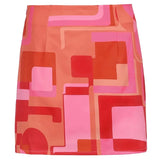 Summer Clubwear Aesthetic Harajuku Print Korean Y2K Cute Mini Skirts 2000s Outfits Streetwear Fashion Skirts vintage