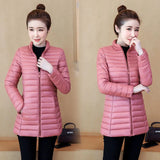 Size Women WInter Jacket Long Sleeve Outwear Casual Zipper Slim Lightweight Parka Jackets Female §ã§ä§֧ԧѧߧí§Ö §á§ѧݧî§ä§à