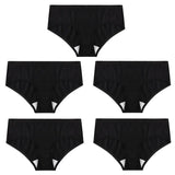 5PCS/Set Women's Panties Cotton Underwear Seamless Plus Size Briefs Low-Rise Soft Panty Women Underpants Female