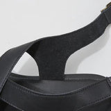 New Large-Size Toe Polyurethane Thick-Soled Leisure Outside The Roman Wind Wearing Ring-Foot Buckle Women's