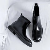 Zingj Boots High Boot Side Zipper Casual Leather Boots 2023 New