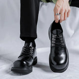 2025 New Youth Platform British Work Shoes Fashion Round Top Platform Casual Fashion Shoes