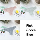 Lace Panties For Women Panties Set Solid Color Low Waist Plus Size Female Sexy Underwear Lingerie Seamless Briefs