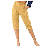 And Linen Fashion Loose High Waist