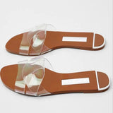 ZARZ Women Flat Sandals Summer 2022 New Fashion Golden Round Toe Bow Sexy Outer Wear Sandals And Slippers Women Beach Luxury