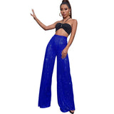 High Waist Fashion Casual Sequins Loose-fitting