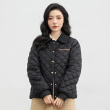 Small Fragrant Wind Ling Ling Light And Short Cotton Clothes Female 2023 Autumn And Winter New Loose Warm Small Lapel Cotton-Padded Clothes Tide-Outfit