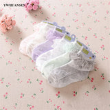 0 to 6 Yrs Toddler Baby Child Girls Ruffle Lace Ankle Cotton Dress Socks Princess Summer Cotton Eyelet Flower