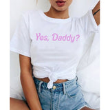 Shirt Daddy T Shirt Women Satan Is My Sugar Daddy Shirt Harajuku Kawaii Ullzang 90s Tshirt Fashion Top Tees