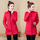 Size Women WInter Jacket Long Sleeve Outwear Casual Zipper Slim Lightweight Parka Jackets Female §ã§ä§֧ԧѧߧí§Ö §á§ѧݧî§ä§à