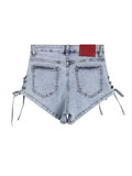 Bandage Jeans Shorts Women High Waist Denim Shorts Female Summer Fashion Streetwear Stylish Sexy Hot Shorts Girls