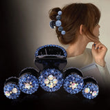 Big Rhinestone Hair Claws Crab Hairpins Crystal Hair Clips Barrettes Ponytail Girls Hair Accessories Ornaments