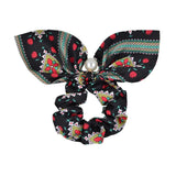 Chiffon Bowknot Silk Hair Scrunchies Women Pearl Ponytail Holder Hair Ties Hair Rope Rubber Bands Headwear Hair