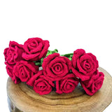 Zingj Woven Head Lily Rose Sunflower Sunflower Wool Knitting Flower Imitation Bouquet