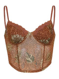 Mesh Crop Cami