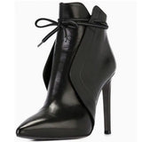 New Sexy Pointed Fashion Boots European And American Stiletto Platform Nude Women High Heel