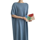 Zingj Loose Lazy Wind Dress Female 2024 Summer Dress New Fashion Light Mature Large Size Ins Web Celebrity Skirt