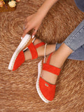 Bag Head Slope And Thick-Soled Sandals Women Waterproof Table Velvet Cold