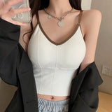 Open Back Tank Top Brassiere Comfortable Seamless Women Bra Wirefree Underwear Padded Lingerie Sexy Backless